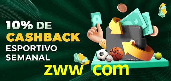 10% de bônus de cashback na zww com